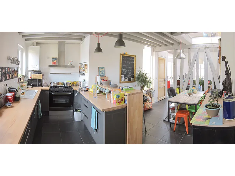Panoramique cuisine & salle à manger