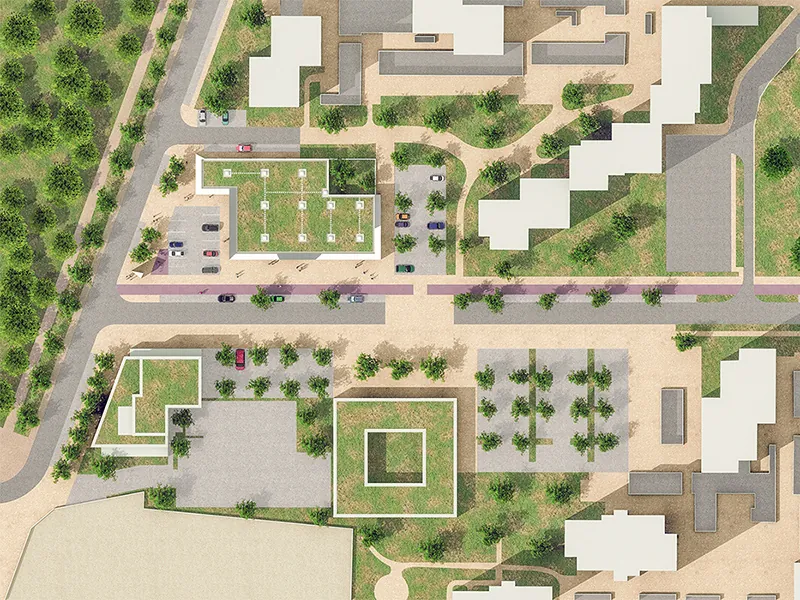Dammarie — plan masse 3D
