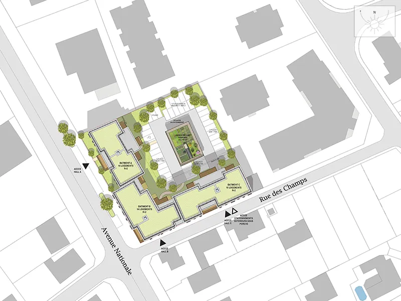 Reims — plan masse