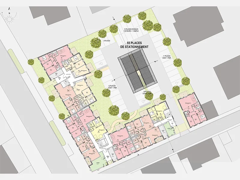 Reims — plan du rez-de-chaussée