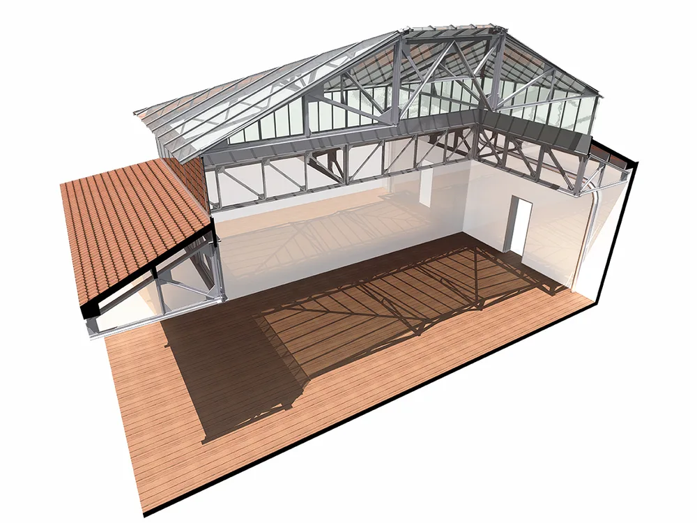 LOFT FBG SAINT-DENIS, logement individuel sous charpente métallique