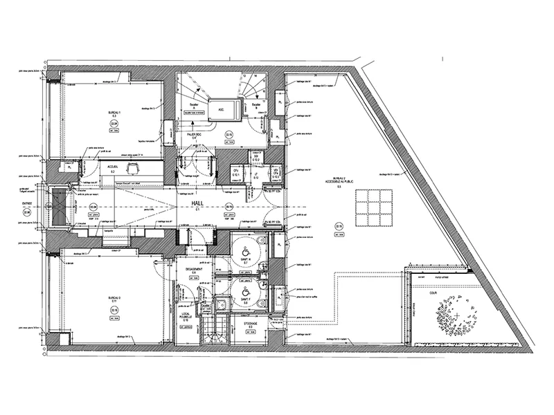 plan du rez-de-chaussée