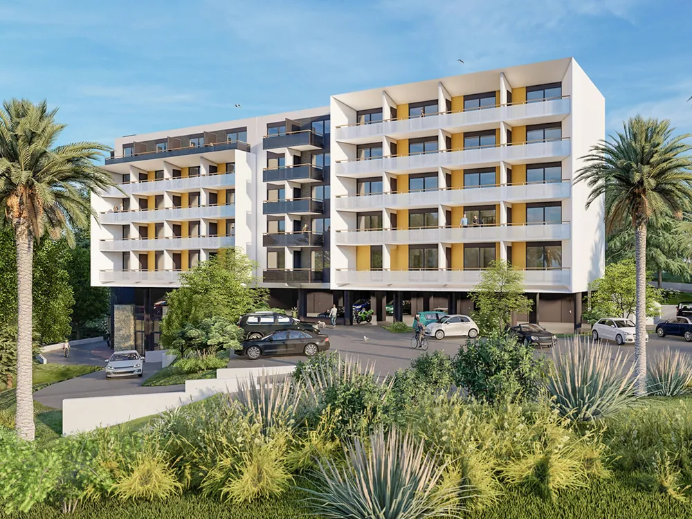 Cannes Horizon — façade sur rue, projet