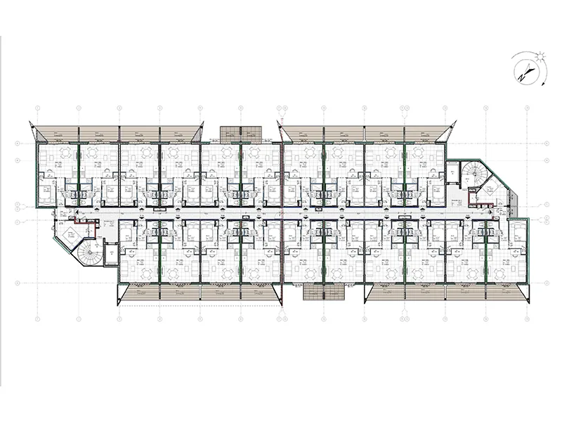 Plan d’étage courant