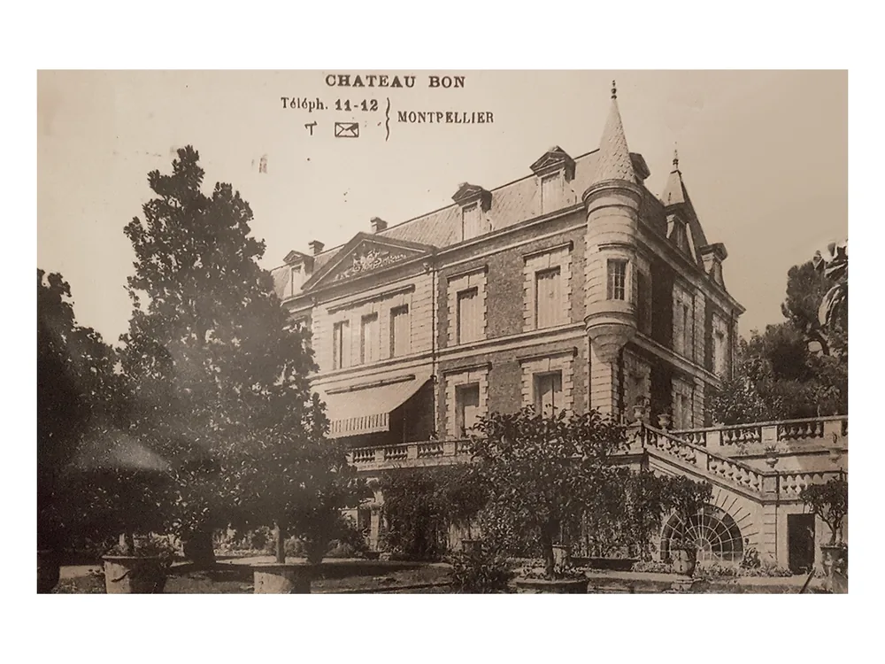 Carte postale ancienne du Château Bon à Montpellier