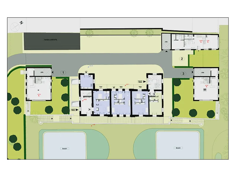 Château — plan de rez-de-chaussée