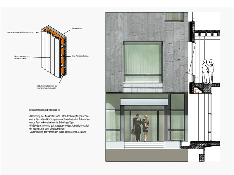 DBW — détail de façade A