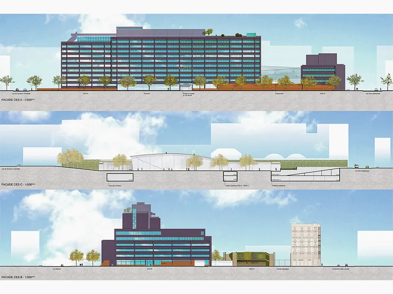 Façades du projet