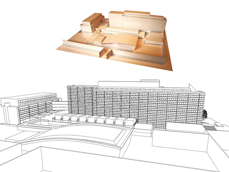 Maquettes d’étude du projet