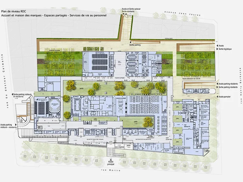 Plan de rez-de-chaussée
