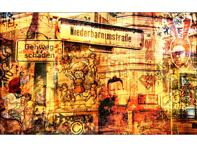 Niederbarnimstraße, Berlin, composition CAO-DAO par Julien BERKOVIC