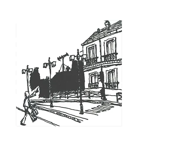 « HEP ! », dessin, croquis à la main par Julien BERKOVIC