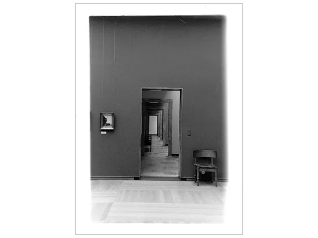 Musée, Copenhague, photographie argentique noir et blanc, prise et tirée en laboratoire par Julien BERKOVIC